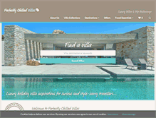 Tablet Screenshot of perfectlychilledvillas.com